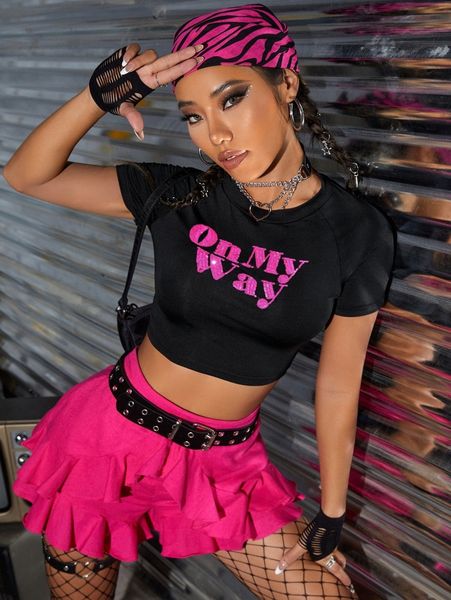 sequin letter crop tee h0aa#, White
sequin letter crop tee h0aa#, White