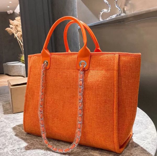 women luxury handbags designer beach bag fashion knitting fashion purse shoulder large tote with chain canvas wholesale shopping
women luxury handbags designer beach bag fashion knitting fashion purse shoulder large tote with chain canvas wholesale shopping