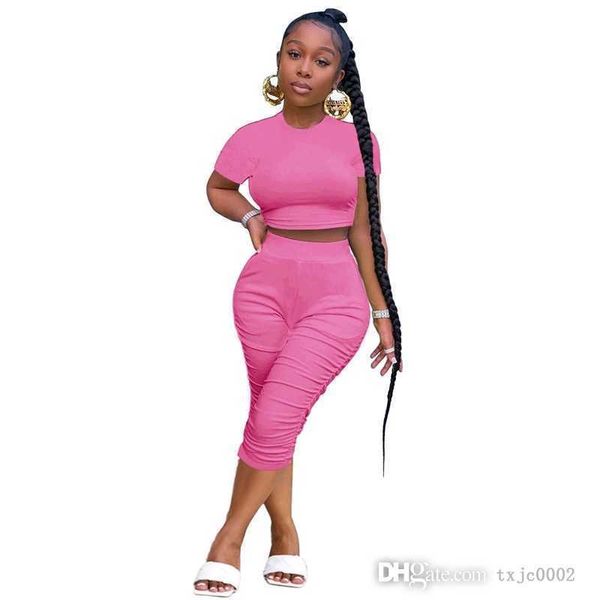 women summer outfit tracksuits designer two piece set tight t-shirt short sleeve pleated pants sweatsuit plus size, Gray
women summer outfit tracksuits designer two piece set tight t-shirt short sleeve pleated pants sweatsuit plus size, Gray