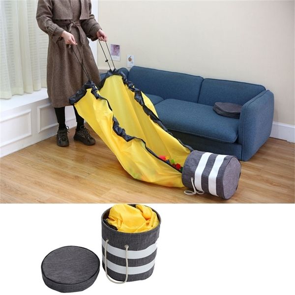 diy kids toy clean-up and storage container foldable kids storage bag for lego toys drawstring play mat baskets bags 210402
diy kids toy clean-up and storage container foldable kids storage bag for lego toys drawstring play mat baskets bags 210402