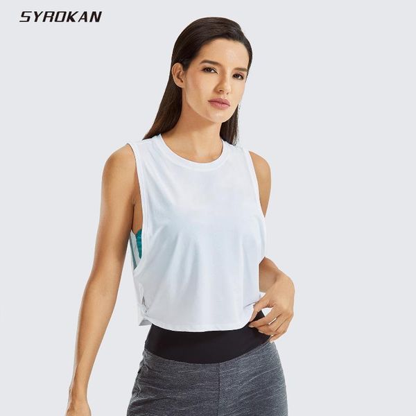 yoga outfit syrokan cotton sports shirt women's pima workout tank crop sleeveless running gym clothings
yoga outfit syrokan cotton sports shirt women's pima workout tank crop sleeveless running gym clothings