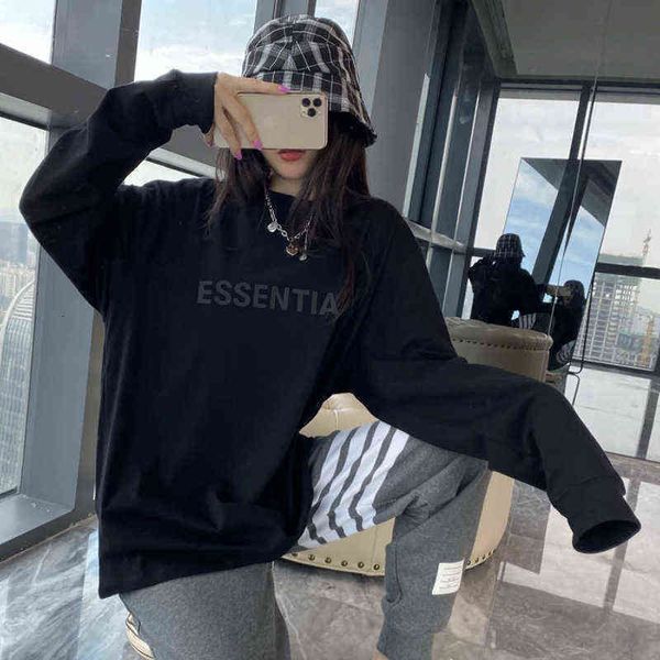 high street feel double thread essential letter round neck fog long sleeve t-shirt loose loose for men's jogging correct vintage genuin, White;black
high street feel double thread essential letter round neck fog long sleeve t-shirt loose loose for men's jogging correct vintage genuin, White;black