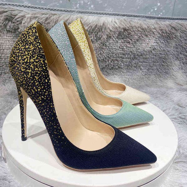shoes wedding party pumps big size women fashion patent leather pointed toe high heel ladies office gradient color shoes t220730, Black
shoes wedding party pumps big size women fashion patent leather pointed toe high heel ladies office gradient color shoes t220730, Black