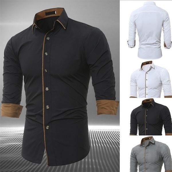 mens shirts dress for men button up shirt office business casual 220813, White;black
mens shirts dress for men button up shirt office business casual 220813, White;black