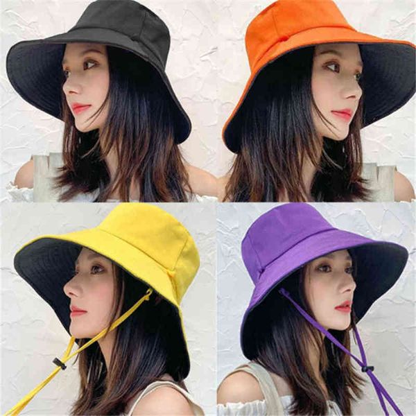 women foldable large wide brim sun hat summer fashion outing uv proof beach cap female fisherman hats can double-sided wear y220702, Blue;gray
women foldable large wide brim sun hat summer fashion outing uv proof beach cap female fisherman hats can double-sided wear y220702, Blue;gray
