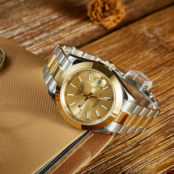 2022 mens watches 41mm automatic movement full 904l stainless steel watches women 2813 mechanical wristwatches waterproof luminous montre de, Slivery;brown
2022 mens watches 41mm automatic movement full 904l stainless steel watches women 2813 mechanical wristwatches waterproof luminous montre de, Slivery;brown