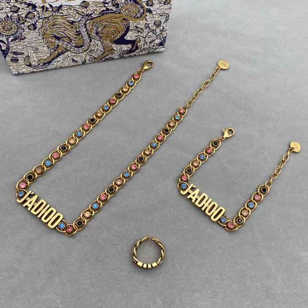 70% off jewelry copper letter color diamond necklace bracelet women's net red same fashion ring, Black
70% off jewelry copper letter color diamond necklace bracelet women's net red same fashion ring, Black
