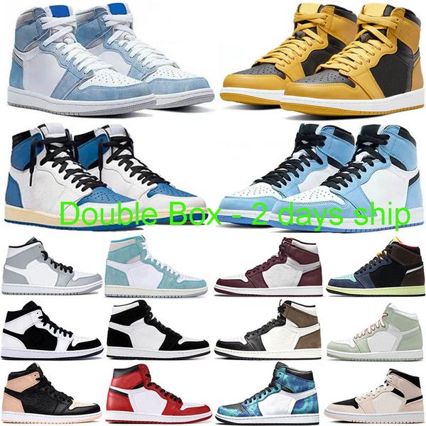with double box 2 days ship jumpman 1 men basketball shoes og high 1s hyper royal women smoke grey unc homage to university blue sport desig
with double box 2 days ship jumpman 1 men basketball shoes og high 1s hyper royal women smoke grey unc homage to university blue sport desig