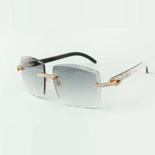 designers endless diamonds sunglasses 3524022, cutting lens natural hybrid buffalo horn glasses, size: 58-18-140mm, White;black
designers endless diamonds sunglasses 3524022, cutting lens natural hybrid buffalo horn glasses, size: 58-18-140mm, White;black