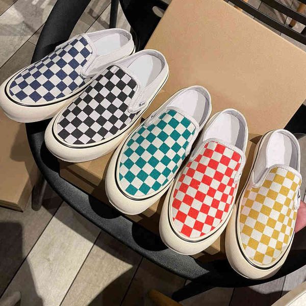 sandals cool slippers women wear summer fashion lazy people step on heels baotou canvas semi, Black
sandals cool slippers women wear summer fashion lazy people step on heels baotou canvas semi, Black