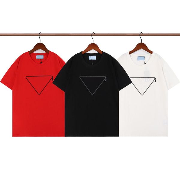 mens designer t shirts luxury summer short sleeve men women tee classic brand p triangle t-shirts senior pure cotton size s-2xl tees q9a1, White;black
mens designer t shirts luxury summer short sleeve men women tee classic brand p triangle t-shirts senior pure cotton size s-2xl tees q9a1, White;black