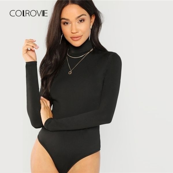 colrovie black solid high neck girl bodysuit women autumn long sleeve female slim skinny basic women bodysuits y200401, Black;white
colrovie black solid high neck girl bodysuit women autumn long sleeve female slim skinny basic women bodysuits y200401, Black;white