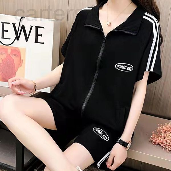 women's tracksuits designer casual fashion sports suit summer 2022 new short t-shirt + high waist zipper shorts two piece set for women, Gray
women's tracksuits designer casual fashion sports suit summer 2022 new short t-shirt + high waist zipper shorts two piece set for women, Gray