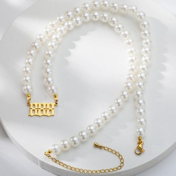 pendant necklaces 111 222 333 444 555 777 888 999 666 devil necklace stainless steel angel number pearl charm minimalist jewelry, Silver
pendant necklaces 111 222 333 444 555 777 888 999 666 devil necklace stainless steel angel number pearl charm minimalist jewelry, Silver