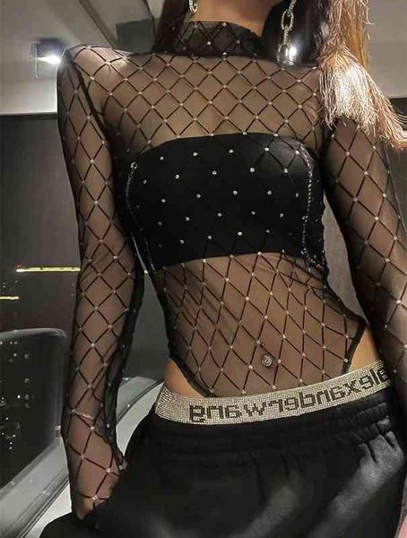 women's t-shirt the style of spring and summer see through mesh bottom is dopt fook, White
women's t-shirt the style of spring and summer see through mesh bottom is dopt fook, White