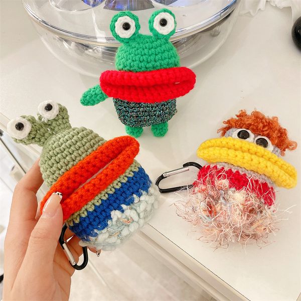 knitting monster plush warm soft earphone cases for airpods 1 2 pro case cartoon wireless bluetooth protective cover with crossbody keychain
knitting monster plush warm soft earphone cases for airpods 1 2 pro case cartoon wireless bluetooth protective cover with crossbody keychain