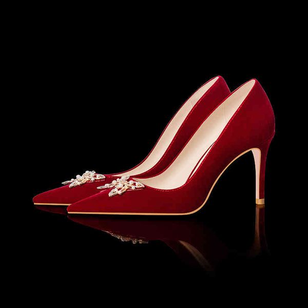 dress shoes spring and summer women's shoes pointed thin heels high metal suede wedding banquet single kaha, Black
dress shoes spring and summer women's shoes pointed thin heels high metal suede wedding banquet single kaha, Black