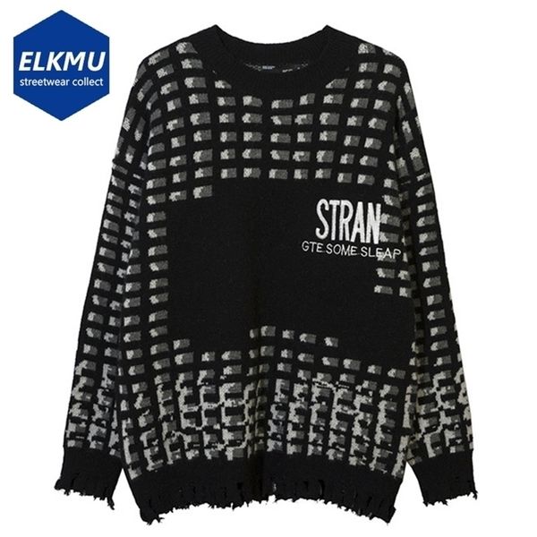 plaid knitted sweater plus size loose broken harajuku hip hop sweaters men black oversized streetwear pullovers 220817, White;black
plaid knitted sweater plus size loose broken harajuku hip hop sweaters men black oversized streetwear pullovers 220817, White;black