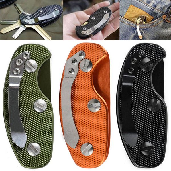 1pcs convenient aluminum alloy keychain flexible key holder clip edc aluminum key holder clip keys organizer folder keys wallet, Red;blue
1pcs convenient aluminum alloy keychain flexible key holder clip edc aluminum key holder clip keys organizer folder keys wallet, Red;blue