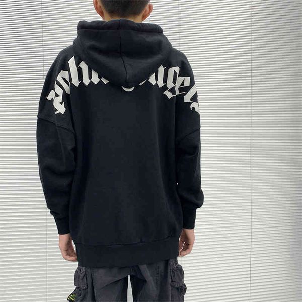 mens designer palmangel hoodies autumn spring and tide br thin printed sweater men's women's same coat leisure loose medium long s, Black
mens designer palmangel hoodies autumn spring and tide br thin printed sweater men's women's same coat leisure loose medium long s, Black
