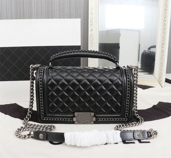 classic designer luxury shoulder bag simple atmosphere 8003