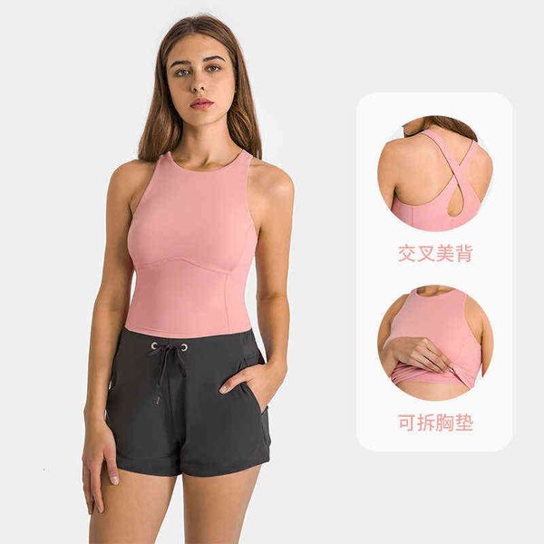 designer women's t-shirt vest 's close scrub, naked, shockproof gathered yoga vt, beautiful back, tracel running top, White
designer women's t-shirt vest 's close scrub, naked, shockproof gathered yoga vt, beautiful back, tracel running top, White