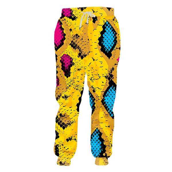 men/women colorful snake skin 3d printed casual jogger pants fashion streetwear men loose sports long pants custom drop ship 220613, Black
men/women colorful snake skin 3d printed casual jogger pants fashion streetwear men loose sports long pants custom drop ship 220613, Black
