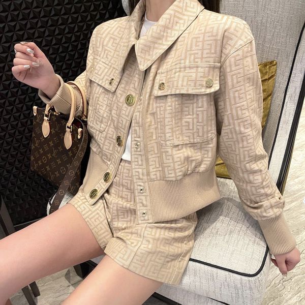 women's hoodies & sweatshirts designer chaopai early spring versatile foreign style aging temperament balman jacket + high waist shorts, Black
women's hoodies & sweatshirts designer chaopai early spring versatile foreign style aging temperament balman jacket + high waist shorts, Black