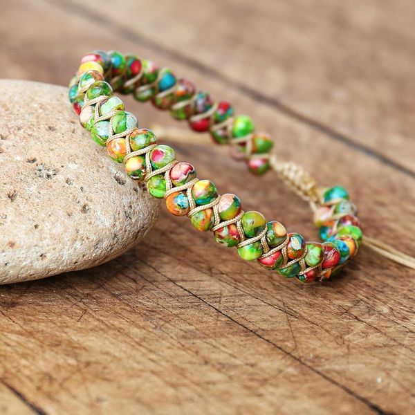 handmade bracelet jewelry 4mm strands beads natural stone braided double layer strand beaded charm, Black
handmade bracelet jewelry 4mm strands beads natural stone braided double layer strand beaded charm, Black