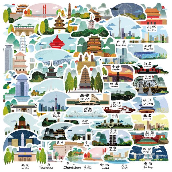 50pcs/set skateboard stickers famous landmark for car baby scrapbooking pencil case diary phone lapplanner decoration book album kids toys d
50pcs/set skateboard stickers famous landmark for car baby scrapbooking pencil case diary phone lapplanner decoration book album kids toys d