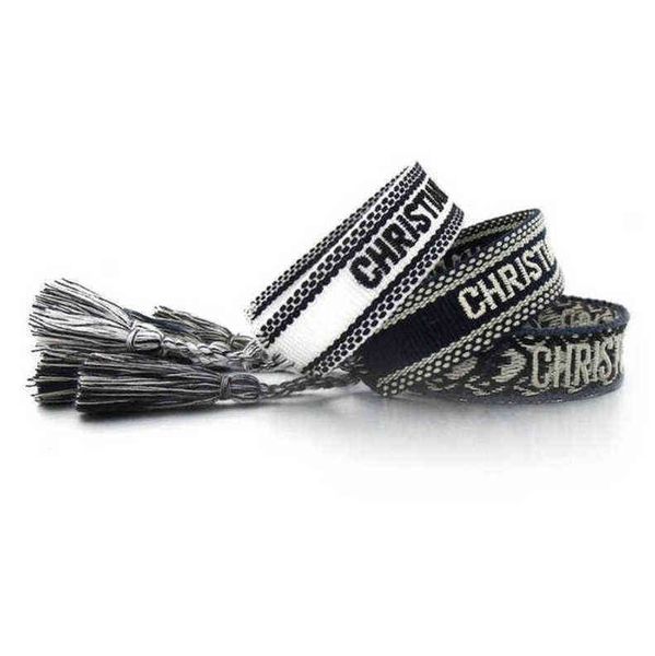 luxury d brand bracelets famous designer jewelry handmade signature embroidered daisy cotton women men's woven fabric tassel bshw, Golden;silver
luxury d brand bracelets famous designer jewelry handmade signature embroidered daisy cotton women men's woven fabric tassel bshw, Golden;silver