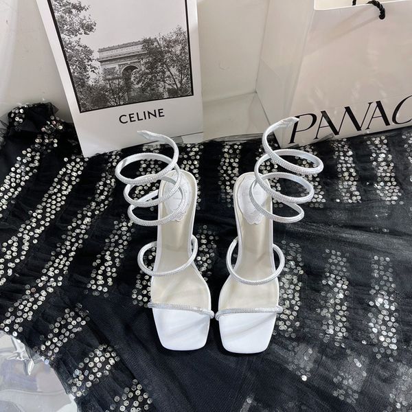 embellished rene caovilla cleo rhinestones strass stiletto heel sandals evening shoes women high heeled luxury designers ankle wraparound nh, Black
embellished rene caovilla cleo rhinestones strass stiletto heel sandals evening shoes women high heeled luxury designers ankle wraparound nh, Black