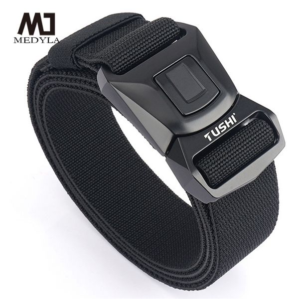 medyla elastic tactical belt high strength fiber metal buckle sports adjustable length outdoor accessories 220402, Black;brown
medyla elastic tactical belt high strength fiber metal buckle sports adjustable length outdoor accessories 220402, Black;brown