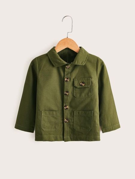 toddler boys pocket front coat she, Blue;gray