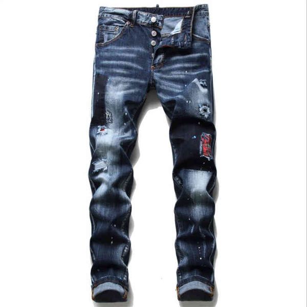 designer jeans for men dark blue dsq spray paint colorblock hip hop jeans trousers mens cotton stretch true jean pants
designer jeans for men dark blue dsq spray paint colorblock hip hop jeans trousers mens cotton stretch true jean pants