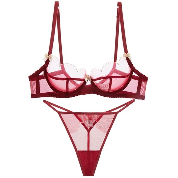 mesh underwear seethrough bra gstring pantsuit with a sheer rimmed bra y200115, Red;black
mesh underwear seethrough bra gstring pantsuit with a sheer rimmed bra y200115, Red;black
