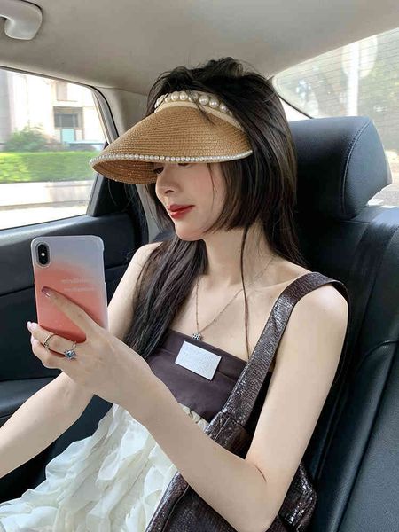 hats straw pearl sun hair hoop empty female summer hairpin no duck tongue cover face sunscreen, Blue;gray
hats straw pearl sun hair hoop empty female summer hairpin no duck tongue cover face sunscreen, Blue;gray