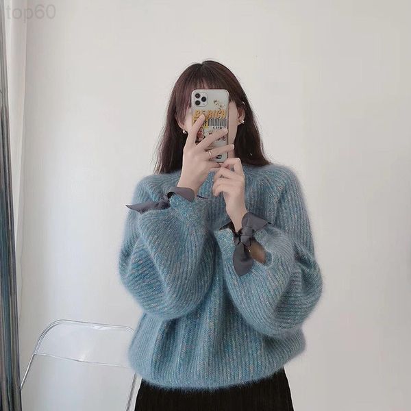 women's sweaters designer french design soft wind pullover sweater women's loose wear 2021 new autumn and winter temperament versa, White;black
women's sweaters designer french design soft wind pullover sweater women's loose wear 2021 new autumn and winter temperament versa, White;black