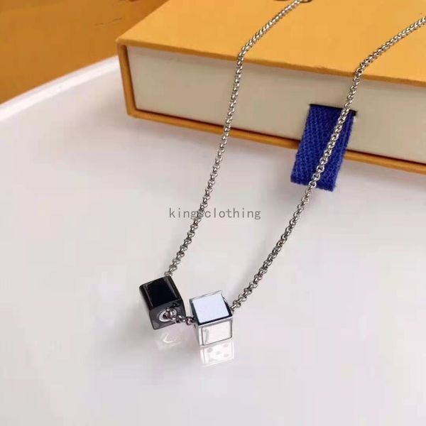 chain stainless steel necklace new pattern cube necklaces for couple personalized jewelry fashion trend supply, Silver
chain stainless steel necklace new pattern cube necklaces for couple personalized jewelry fashion trend supply, Silver