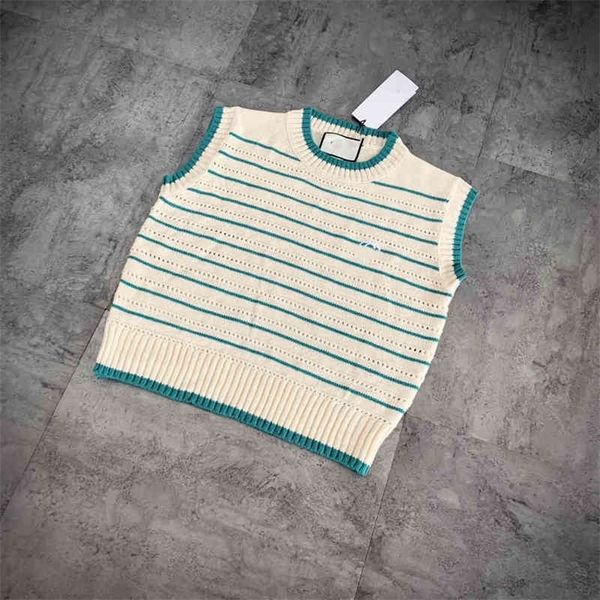 66% off new early autumn g family embroidered letter green stripe knitted hollow out sleeveless vest women's top, White
66% off new early autumn g family embroidered letter green stripe knitted hollow out sleeveless vest women's top, White
