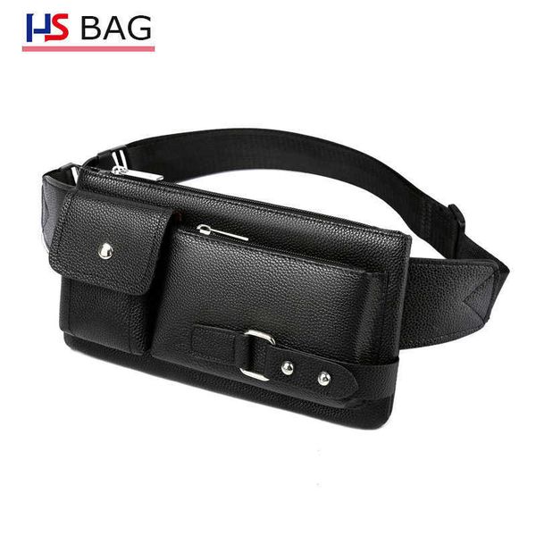 hbpnew men's pu leather waist bag korean version simple outdoor leisure black business travel chest
hbpnew men's pu leather waist bag korean version simple outdoor leisure black business travel chest