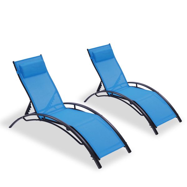 garden sets outdoor lounge chair for patio lawn beach poolside sunbathing