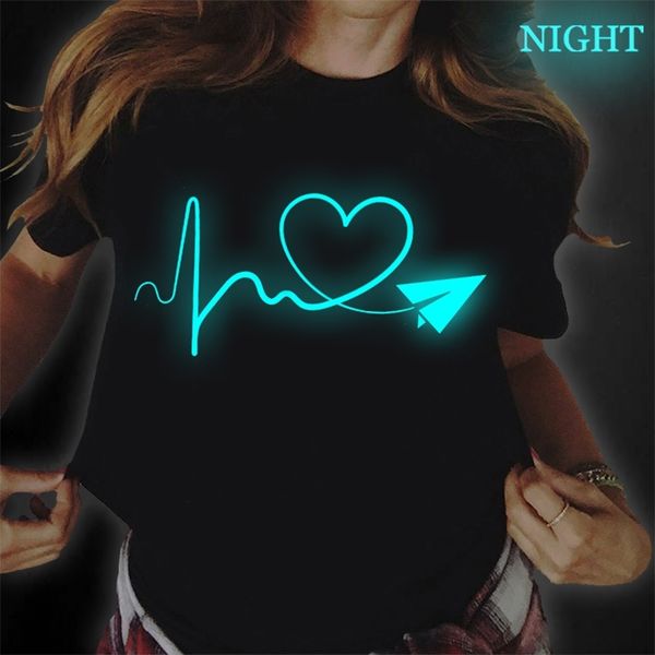luminous graphic tee camiseta shirt femme korean streetwear funny heartbeat plane love print summer kawaii t 220608, White
luminous graphic tee camiseta shirt femme korean streetwear funny heartbeat plane love print summer kawaii t 220608, White