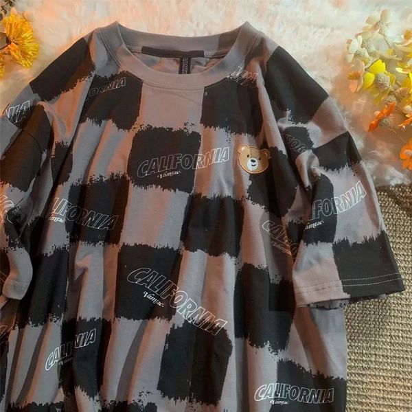 summer salt harajuku casual kawaii shortsleeved tshirt female korean version loose oversized plaid bear cute 220615, White
summer salt harajuku casual kawaii shortsleeved tshirt female korean version loose oversized plaid bear cute 220615, White
