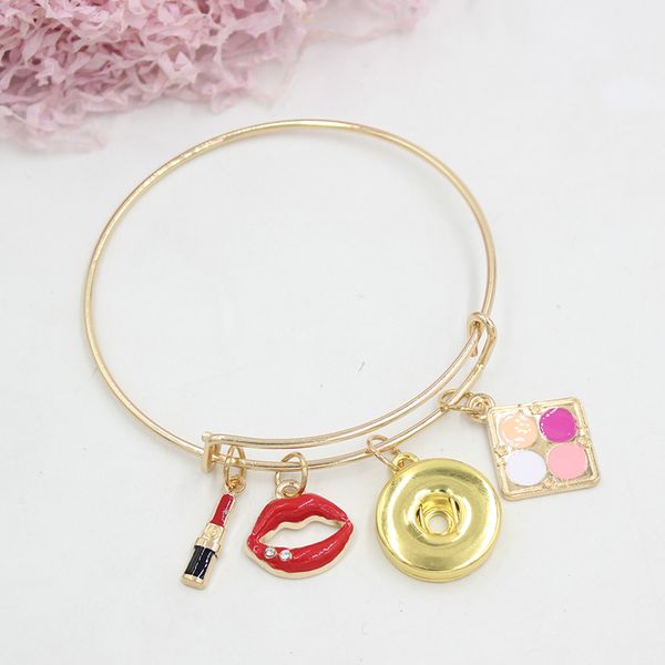 wholesale snap expandable wire bangle trendy lady bracelet cosmetic makeup box lipstick red lips bracelets for women friends gift pulsera, Golden;silver
wholesale snap expandable wire bangle trendy lady bracelet cosmetic makeup box lipstick red lips bracelets for women friends gift pulsera, Golden;silver