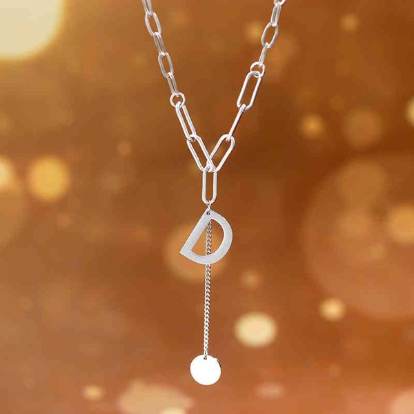 2023 designer new jewelry minority gandi family necklace personality fashion cool ins titanium steel non fading clavicle chain style, Black
2023 designer new jewelry minority gandi family necklace personality fashion cool ins titanium steel non fading clavicle chain style, Black