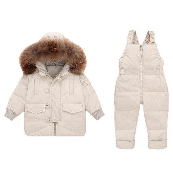 children down clothing sets 2020 real fur collar kids winter down jacket toddler girls warm overall baby boys down jacket j220718, Blue;gray
children down clothing sets 2020 real fur collar kids winter down jacket toddler girls warm overall baby boys down jacket j220718, Blue;gray