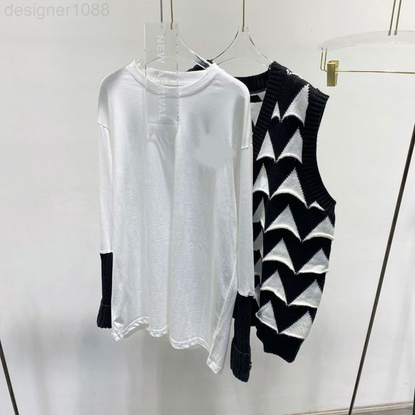 two piece dress designer 22 early spring new european goods foreign style knitted vest loose t-shirt two-piece fashion suit women's 3ad, White
two piece dress designer 22 early spring new european goods foreign style knitted vest loose t-shirt two-piece fashion suit women's 3ad, White