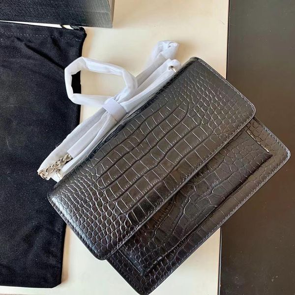 7a handbags sunset shoulder bag messenger crossbody designer bags luxurious women chain clutch crocodile leather purse classic flap wallets
7a handbags sunset shoulder bag messenger crossbody designer bags luxurious women chain clutch crocodile leather purse classic flap wallets