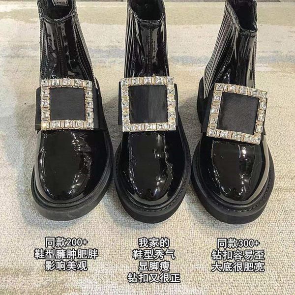 boots tang yan ouyang nana's same short boots autumn winter rv square buckle martin women's leather chelsea flat bottomed, Black
boots tang yan ouyang nana's same short boots autumn winter rv square buckle martin women's leather chelsea flat bottomed, Black